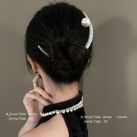 Kẹp Tóc Mặt Trăng Lưỡi Liềm Kẹp Tóc Mặt Trăng Xuân Thượng Kẹp Tóc Kim Loại Trung Quốc Đơn Giản Hàng Ngày Hiện Đại Đầu Bó