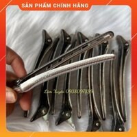 Kẹp tóc mỏ vịt làm tóc GORIKI JAPAN ( 1 vỉ 10 cái) _ kep mỏ vịt nhựa dài GIÁ RẺ nhựa dẽo, kẹp siêu bám, không đứt tóc