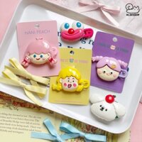 Kẹp tóc nhựa bóng Hình