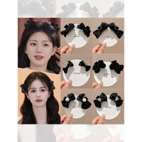 Kẹp tóc nơ bướm, kẹp tóc bên, kẹp công chúa cao cấp, kẹp móng nhỏ cho phụ nữ, kẹp mới 2025, kẹp tóc sau tai