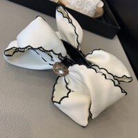 Kẹp tóc nơ ruy băng chuối Hàn Quốc