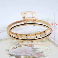 Kẹp tóc nửa sau - kẹp tóc kim loại - kẹp tóc oval