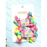 Kẹp tóc ruy băng hoạ tiết hộp quà ngũ sắc chính hãng thương hiệu Gymboree