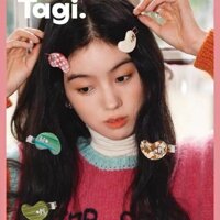 Kẹp tóc Tagi, phong cách retro, kẹp tóc pha lê Séc, kẹp tóc màu sắc tươi sáng, phụ kiện tóc, kẹp tóc CHENSHOP ET6X