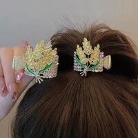 Kẹp Tóc Tai Lúa Mì Kẹp Tóc Cổ Cố Định Đuôi Ngựa Cao Sau Đầu Nữ Kẹp Tóc2023Phụ Kiện Tóc Năm