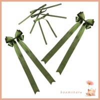 Kẹp Tóc Xanh Boom Cổ Tích Ruy Băng Lớn Xanh Nơ Balletcore Kẹp Cho Nữ Cô Gái