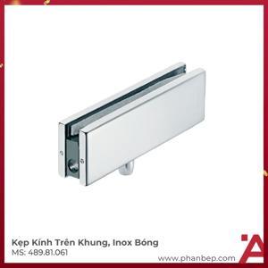 Kẹp trên khung có trục xoay inox bóng DIY 489.81.061