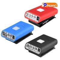 Kẹp trên mũ Đèn pha câu cá Đèn pin di động Đèn pin USB nhẹ Đèn pha để đi bộ đường dài
