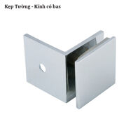 Kẹp tường – kính Hafele có bas màu chrome 00.542