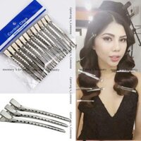 Kẹp Vịt Sắt định Hình Sóng Nước Control Clips 12 Cái