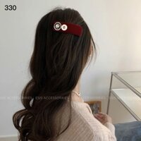 [KEP330] KẸP TÓC MÁI NHUNG LEN CAO CẤP THIẾT KẾ HÀN QUỐC ESIS