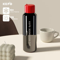 Kepo Thermos Cup 316 Bình nước bằng thép không gỉ Xe di động Bounce Cup 24 giờ Bảo quản lạnh Cốc giữ nhiệt Cốc nước giá trị cao