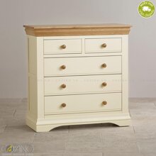 Tủ ngăn kéo đứng Canary 5 hộc gỗ sồi