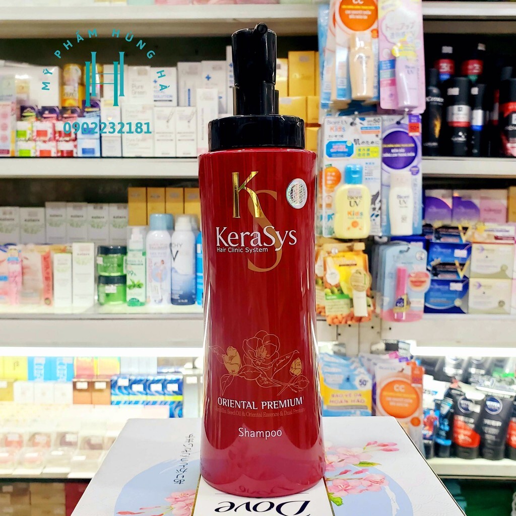 Dầu gội đầu thảo dược KERASYS Hair Clinic System Oriental Premium Shampoo 600ml