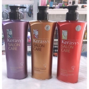 Dầu gội dưỡng chất làm dày tóc KERASYS Nature Clinic System Salon Care Voluming Ampoule Shampoo 600ml