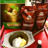 keratin nhuộm tóc đen phủ bạc (thảo dược)