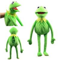 Kermit Ếch Sang Trọng Đồ Chơi Sesame Street Ếch Búp Bê Nhồi Bông Tay Con Rối Túi Lưng Cho Trẻ Em
