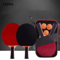 KESIKA Bộ vợt bóng bàn vợt đôi, độ đàn hồi cao, keo trước và sau, cạnh tranh cấp chuyên nghiệp