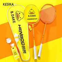 KESIKA Bộ vợt cầu lông vịt màu vàng nhỏ hợp kim siêu nhẹ chuyên nghiệp và bền