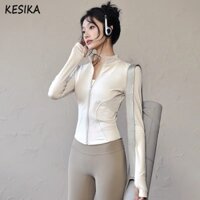 Kesika Quần thể thao khô nhanh quần áo tập yoga thông thường