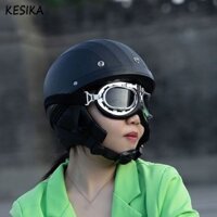 Kesika Xe Điện Thoải Mái Mũ Bảo Hiểm Thoáng Khí Hạn Chế Kính Mát Có Thể Tháo Rời