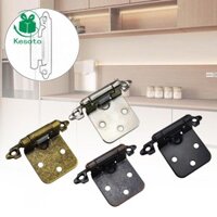 Kesoto 10 Miếng Bản Lề Đóng Cửa Tủ Bếp Bản Lề Cửa Dễ Dàng Lắp Đặt Hạng Nặng Sắt Kết Nối Tủ Bản Lề