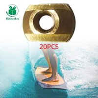 Kesoto 20x M8 Hydrofoil Gắn T Nuts Trượt T Nuts T Bu lông Vật tư chắc chắn cho thể thao dưới nước ngoài trời Tấm tàu cánh ngầm Lướt sóng
