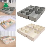 Kesoto 4 Ngăn Kéo Tổ Chức Tủ Quần Áo Ngăn Kéo Chia Tủ Quần Áo Tổ Chức Đa Năng Có Thể Gập Lại Đồ Lót Hộp Bảo Quản Cho Áo Ngực Thắt Lưng