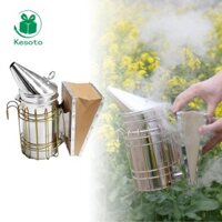 Kesoto Bee Hive Smoker với tấm chắn nhiệt Phụ kiện nuôi ong Thiết bị nuôi ong