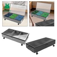 Kesoto Dưới Giường Hộp Đựng Cán Có Tay Cầm Lớn Có Nắp Trong Có Bánh Xe Cho Ga Trải Giường Thoải Mái Đồ Chơi Sách Quần Áo