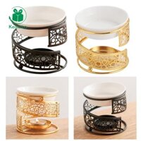 Kesoto Gốm Tinh Dầu Đốt Nóng Chảy Giữ Ấm Đèn Tealight Giá Đỡ