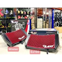 Két nước Leoracing 2 quạt ex150 và winner - Leo racing lưới đỏ - két Leo 2 quạt lớn
