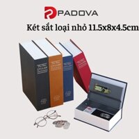 Két Sắt Bảo Mật Hình Quyển Sách Cho Bé, Loại Nhỏ 11.5x8x4.5cm PADOVA 10005
