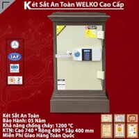 Két Sắt Cao Cấp WELKO KN45 Brown - E Silver