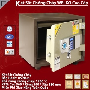 Két sắt chống cháy vuông Welko KCC41 (375*410*350)