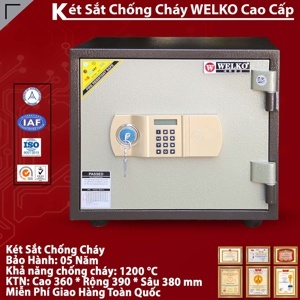 Két sắt chống cháy vuông Welko KCC41 (375*410*350)