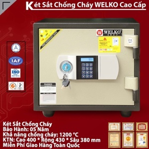 Két sắt chống cháy vuông Welko KCC41 (375*410*350)