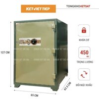 Két Sắt Cỡ Lớn Tiêu Chuẩn Ngân Hàng Nhà Nước BMEC K205 Khóa Cơ Đổi Mã Cao Cấp