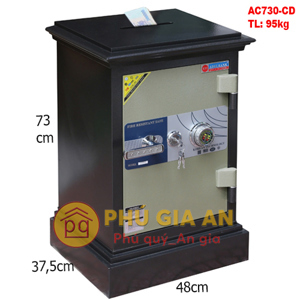 Két sắt công đức khóa cơ phổ thông Adelbank AC730CD