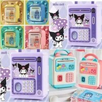 Két Sắt Kuromi Có Vân Tay Mật Mã Thông Minh Hộp Đựng Tiền Kuromi, Mèo, Thỏ, Gấu Cho Các Bé Két Đựng Lì Xì Hộp Tiết Kiệm