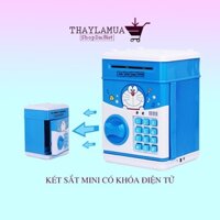 ☇๑Két sắt mini cho bé tiết kiệm tiền có khóa mã số điện tử