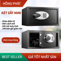 Két sắt mini dành cho gia đình, khách sạn, văn phòng, 4 cách mở khoá, kết nối máy tính / VHP-FD-2042C/ Safe box