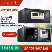 Két sắt mini gia đình, khách sạn, văn phòng, 3 cách mở khoá, chứa được máy tính14 inch/VHP-FD-2042Y-1/ Safe box