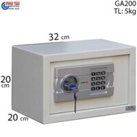 Két sắt mini Goodwill có chìa chính GA200K