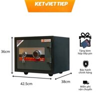 Két Sắt Mini Khóa Cơ Chống Cháy K68BLN-KC Két Việt Tiệp Chính Hãng (Miễn Phí Giao Hàng Toàn Quốc)