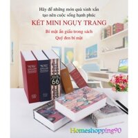 Két Sắt Mini Ngụy Trang Hình Quyển Sách Loại Mật Mã Khóa Số Nhiều Mẫu Và Kích Thước