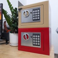 Két sắt mini thông minh an toàn cỡ nhỏ xách tay tiết kiệm diện tích - két mini sử dụng cả mã số và khóa chìa