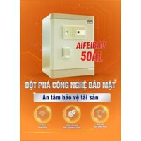 Két Sắt Mini Thông Minh Aifeibao HK-M/D-40-AL Khóa Vân Tay Kết Hợp Điện Tử Nội Thất Bọc Da Cao Cấp FREESHIP TOÀN QUỐC