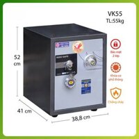 Két sắt mini Việt Tiệp mã cơ VK55