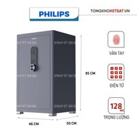 Két Sắt Nhập Khẩu Philips SBX601-8B0 Vân Tay Điện Tử Chính Hãng An Toàn Giá Rẻ (Miễn Phí Giao Hàng Toàn Quốc)